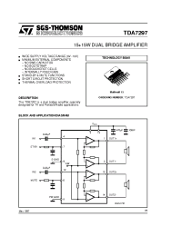 Datasheet TDA7297 производства STMicroelectronics