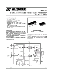 Datasheet TDA7309 производства STMicroelectronics