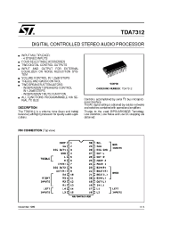 Datasheet TDA7312 производства STMicroelectronics