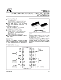 Datasheet TDA7313D производства STMicroelectronics