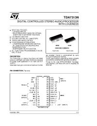 Datasheet TDA7313ND производства STMicroelectronics