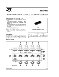 Datasheet TDA7316 производства STMicroelectronics