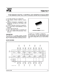 Datasheet TDA7317 производства STMicroelectronics