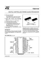 Datasheet TDA7318D производства STMicroelectronics