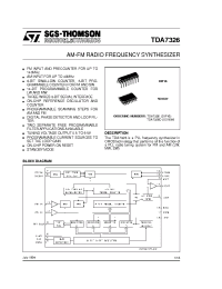 Datasheet TDA7326D производства STMicroelectronics