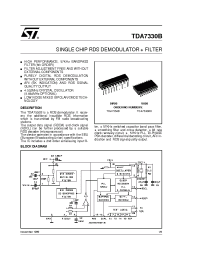 Datasheet TDA7330BD производства STMicroelectronics