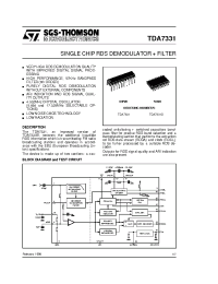 Datasheet TDA7331D производства STMicroelectronics