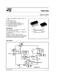 Datasheet TDA7332 производства STMicroelectronics