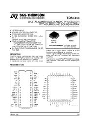Datasheet TDA7344P производства STMicroelectronics