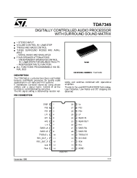 Datasheet TDA7345 производства STMicroelectronics