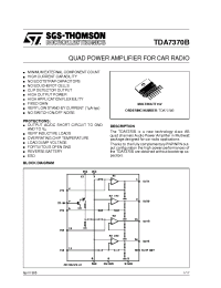 Datasheet TDA7370B производства STMicroelectronics