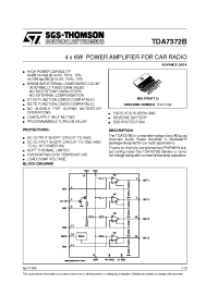 Datasheet TDA7372B производства STMicroelectronics