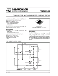 Datasheet TDA7374 производства STMicroelectronics