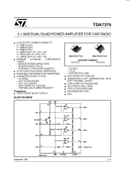 Datasheet TDA7375 производства STMicroelectronics