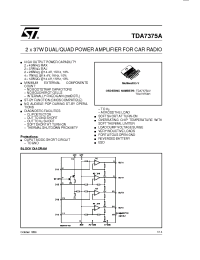 Datasheet TDA7375AH производства STMicroelectronics