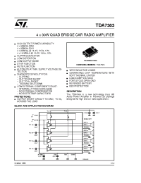 Datasheet TDA7383 производства STMicroelectronics
