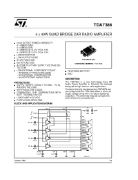 Datasheet TDA7386 производства STMicroelectronics
