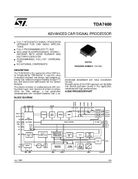 Datasheet TDA7400 производства STMicroelectronics