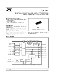 Datasheet TDA7401 производства STMicroelectronics