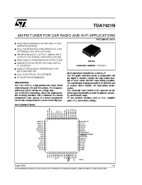 Datasheet TDA7421N производства STMicroelectronics