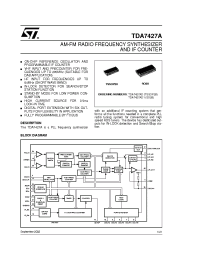 Datasheet TDA7427AD производства STMicroelectronics