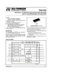 Datasheet TDA7435 производства STMicroelectronics