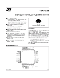 Datasheet TDA7437N производства STMicroelectronics
