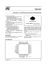 Datasheet TDA7437T производства STMicroelectronics