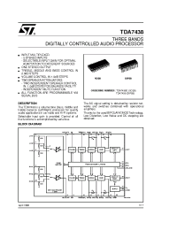 Datasheet TDA7438D производства STMicroelectronics