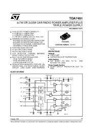 Datasheet TDA7451 производства STMicroelectronics