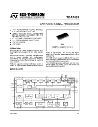 Datasheet TDA7461 производства STMicroelectronics