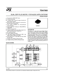 Datasheet TDA7503 производства STMicroelectronics