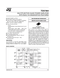 Datasheet TDA7564 производства STMicroelectronics