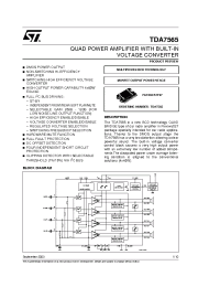 Datasheet TDA7565 производства STMicroelectronics