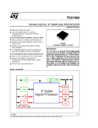 Datasheet TDA7580 производства STMicroelectronics