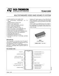 Datasheet TDA8120B производства STMicroelectronics