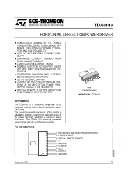 Datasheet TDA8143 производства STMicroelectronics