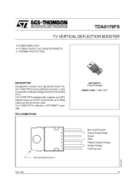 Datasheet TDA8179F производства STMicroelectronics