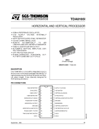 Datasheet TDA8185I производства STMicroelectronics