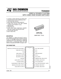 Datasheet TDA8222 производства STMicroelectronics