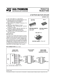 Datasheet TEA3718 manufacturer STMicroelectronics
