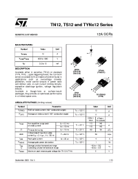 Datasheet TN1215 manufacturer STMicroelectronics