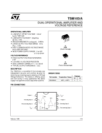 Datasheet TSM103AI manufacturer STMicroelectronics