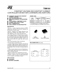 Datasheet TSM105CLT manufacturer STMicroelectronics