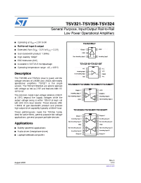 Datasheet TSV321ID manufacturer STMicroelectronics