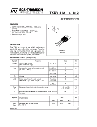 Datasheet TXDV12 производства STMicroelectronics