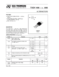 Datasheet TXDV808 производства STMicroelectronics
