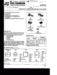 Datasheet UA741AJ manufacturer STMicroelectronics