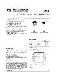Datasheet UA748 manufacturer STMicroelectronics