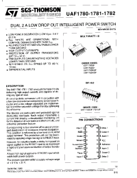 Datasheet UAF1781DP manufacturer STMicroelectronics